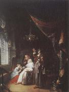 Gerrit Dou The Dropsical Lady china oil painting reproduction